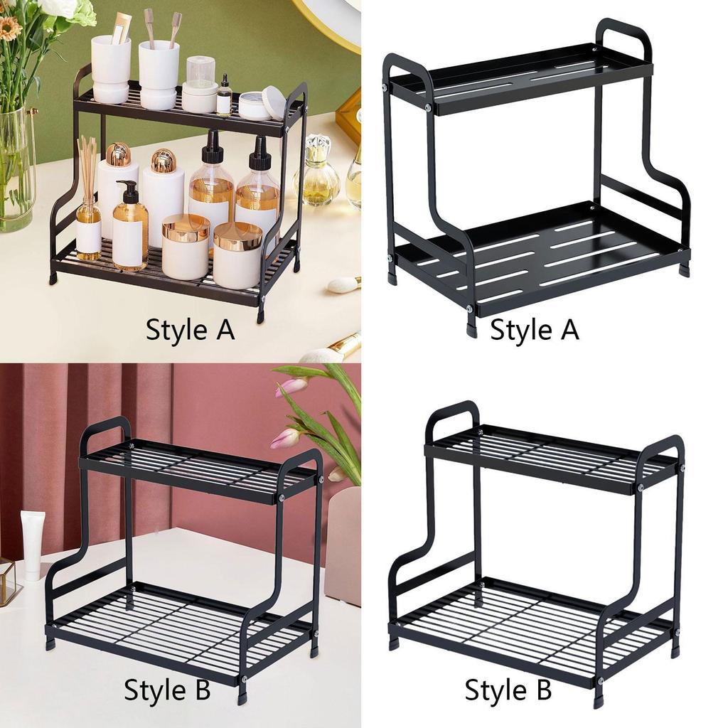Countertop Organizer for Bathroom Decor Vanity Organizer Multipurpose 2 Layer for Makeup Bedroom Living Room Countertop Kitchen