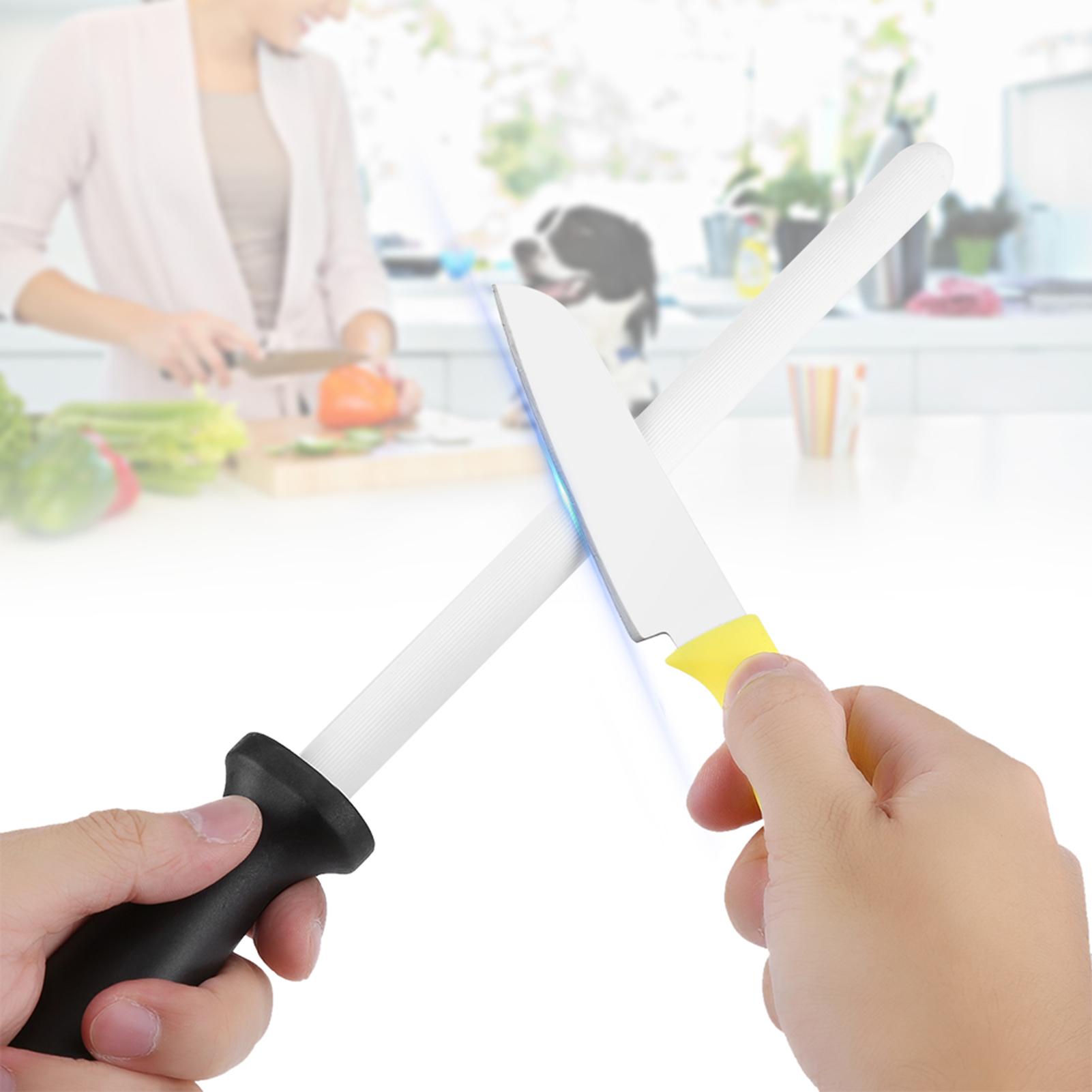 

8inch Ceramic Sharpening Rod Stick Sharpener Stone Tool for Kitchen Knife Scissors