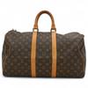 Auth Monogram Keepall 45 Boston Handbag Vintage Brown Leather Lv9942dn