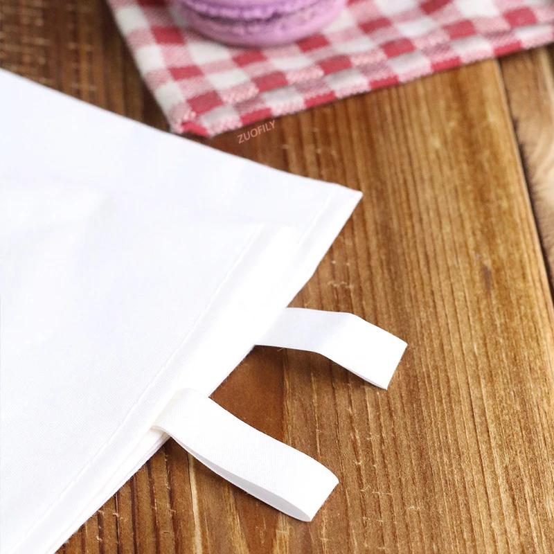 3 Size Reusable Cotton Pastry Bag for Icing Piping Thicken Fondant Cake Cream Baking Decoration Tool Kitchen Cookie Bakeware 1Pc