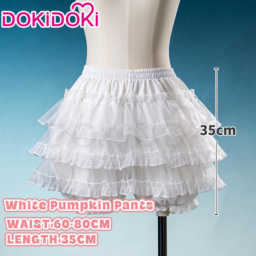 IN STOCK Underskirt Petticoats Bustle Cosplay Props DokiDoki Halloween Skirt Dress Petticoats Long Short White Black Bustle