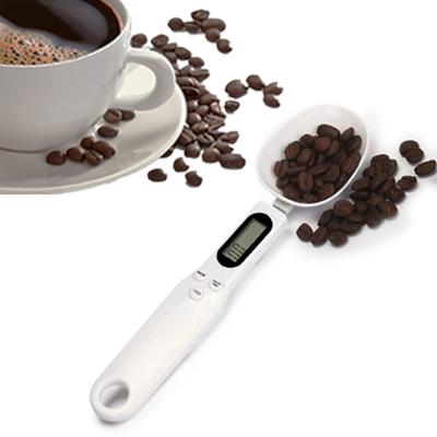 Digitalwaage, elektronische Messlöffelwaage, 500 g/0,1 g, LCD-Display, Lebensmittelwaage, Mini-Küchenwerkzeug für Milchkaffeewaage