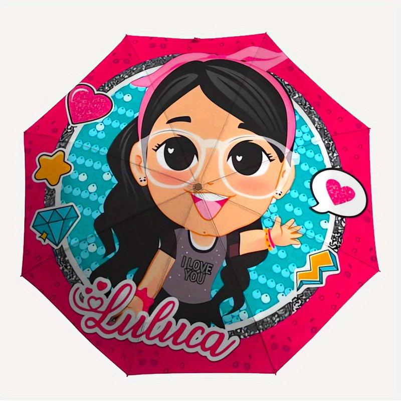 1pc LulucaLove Themed High-quality Umbrella,Automatic Opening and Closing Umbrella,Multi-functional Umbrella G0811063