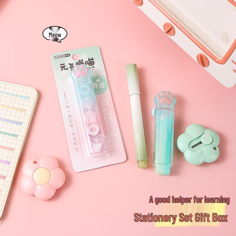 Gradient Color Mini Stationery Set for Junior and Senior High School Students