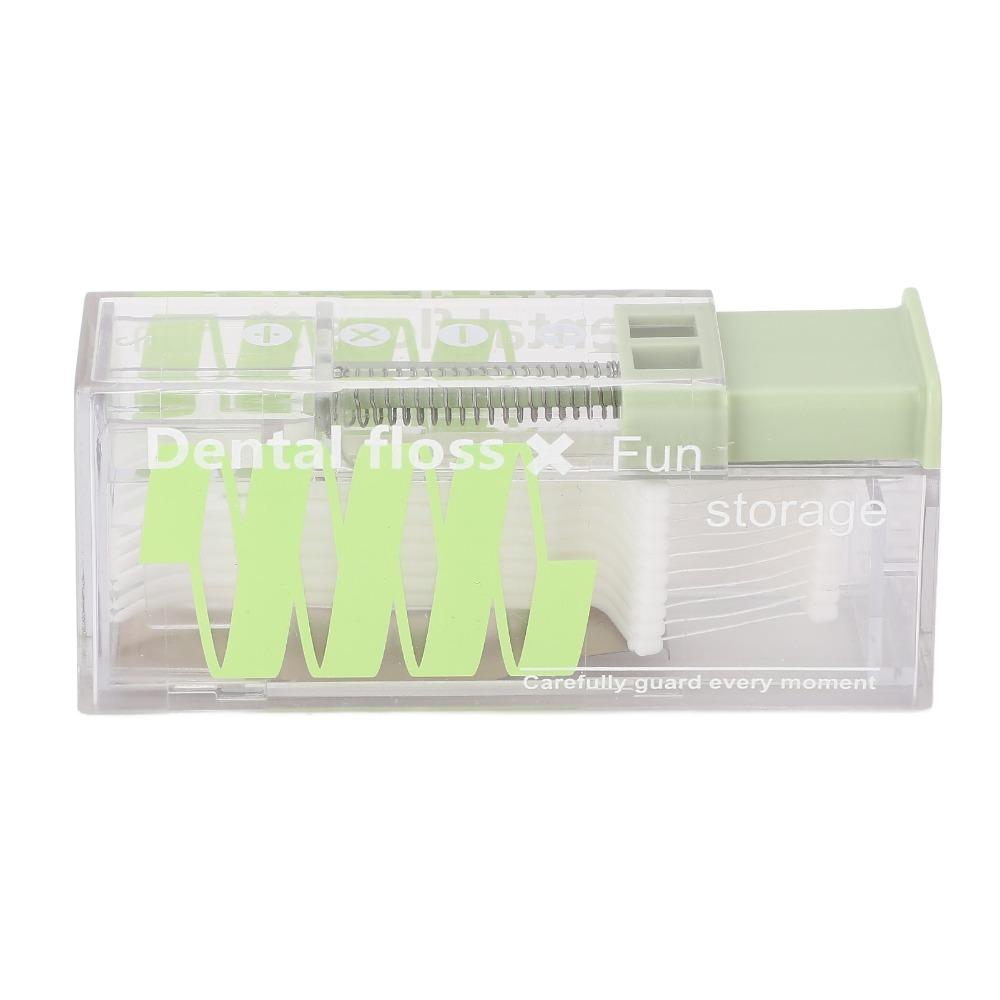 

3 Pcs Portable Floss Pick Case Auto Popping Automatic Toothpick Dispenser Hotel
