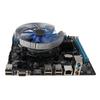 1 Set HM55 Computer Motherboard 4G Memory Cooler Fan Desktop Computer Mainboard  Assembly Accessories Kit  for I3 I5 I7 CPU