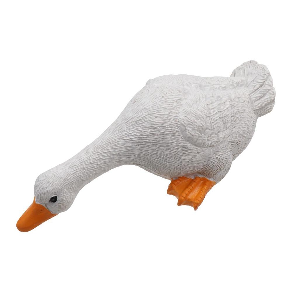 Resin Garden Statues Cute Yard Ornament Pond Decorative Duck Figurines Outdoor Statue