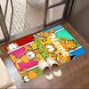 Custom Name Personalized Garfield Print Carpet, Versatile Home Decor Rug, for Playroom, Apartment, Balcony, Entryway, Hallway Gift