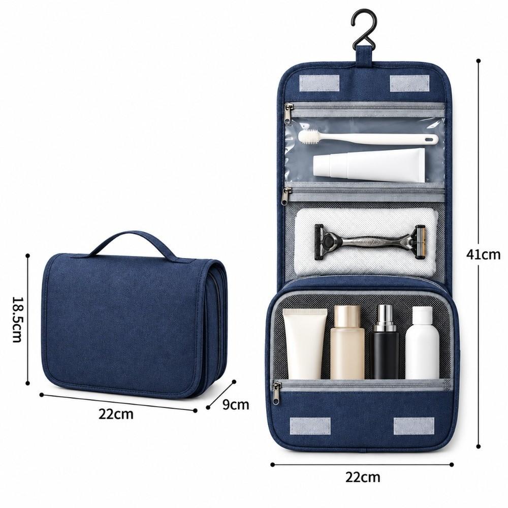 Hanging Hook Travel Cosmetic Bag Foldable Makeup Organizer Hanging Toiletry Bag  Travel Storage
