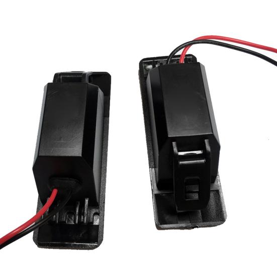 2Pcs Car Number 18Led License Plate Lights For Nissan Qashqai X-Trail Pathfinder