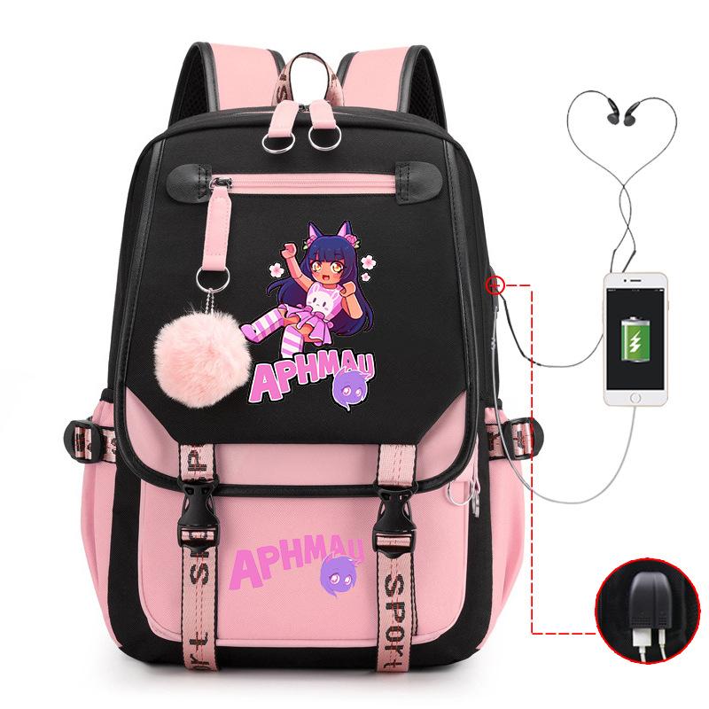 Cute Cartoon Junior High School Student Schoolbag Female Lightweight Large-Capacity Student Backpack