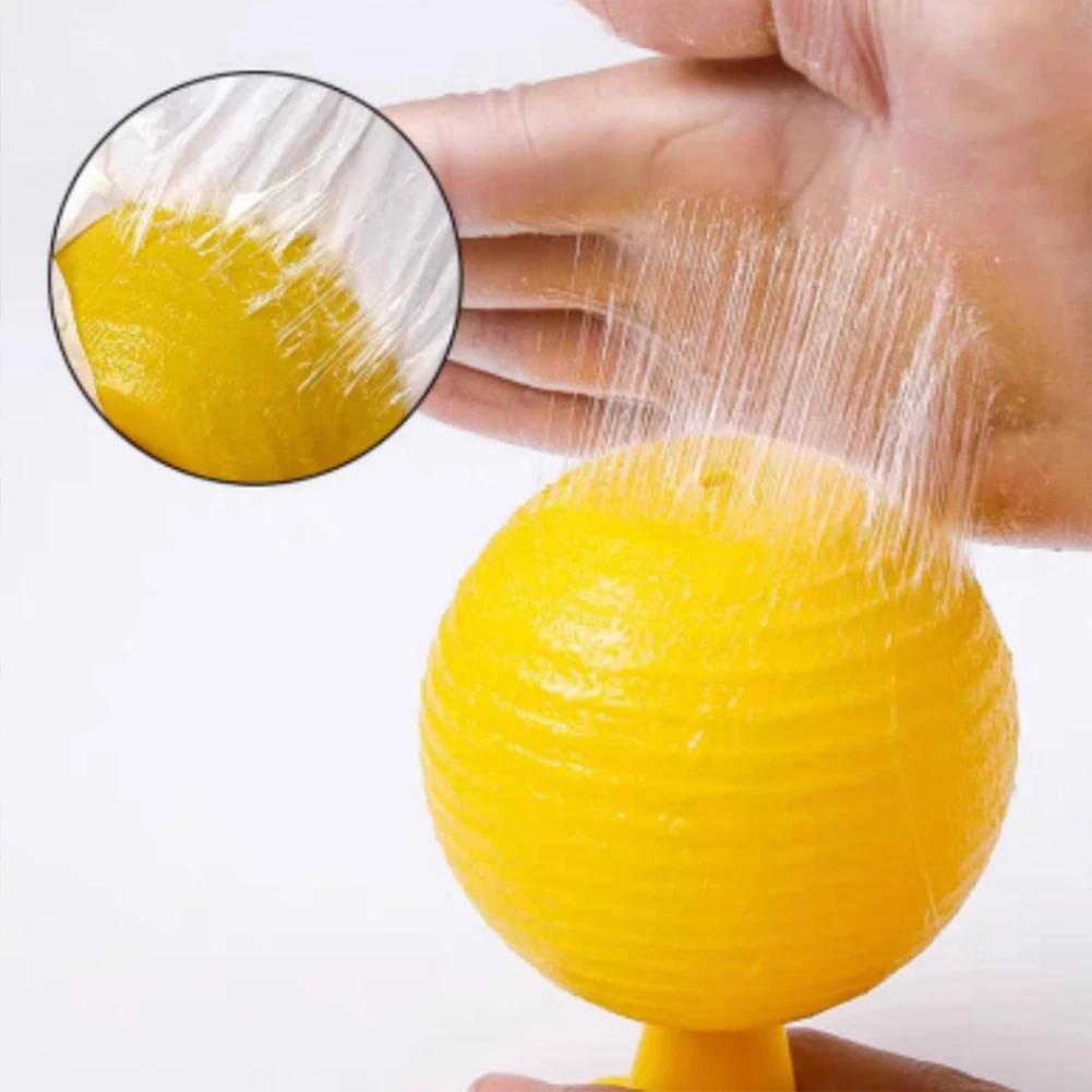1-5Pcs Fly Trap Ball Fruit Fly Catcher Mosquito Collector Insect Trap Yellow Sticky Bug Traps Non-Toxic Glue Stick Pest Control