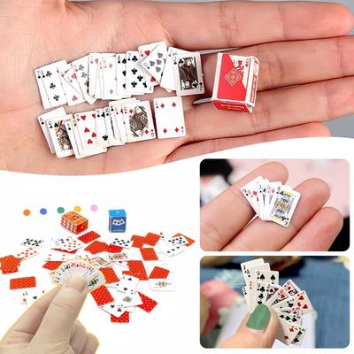 10Pcs Mini Fingertip Playing Cards Portable Outdoor Travel Set - Super Party Game For Gatherings Ideal Small Card Game Toy