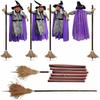 Halloween Decoration Voice Control Witch Large Hanging Luminous Soundmaking Bar House Horror Decoration