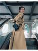 Women's Mid-Length Trench Coat: 2023 Korean High-End Casual Loose British Style Autumn Outerwear