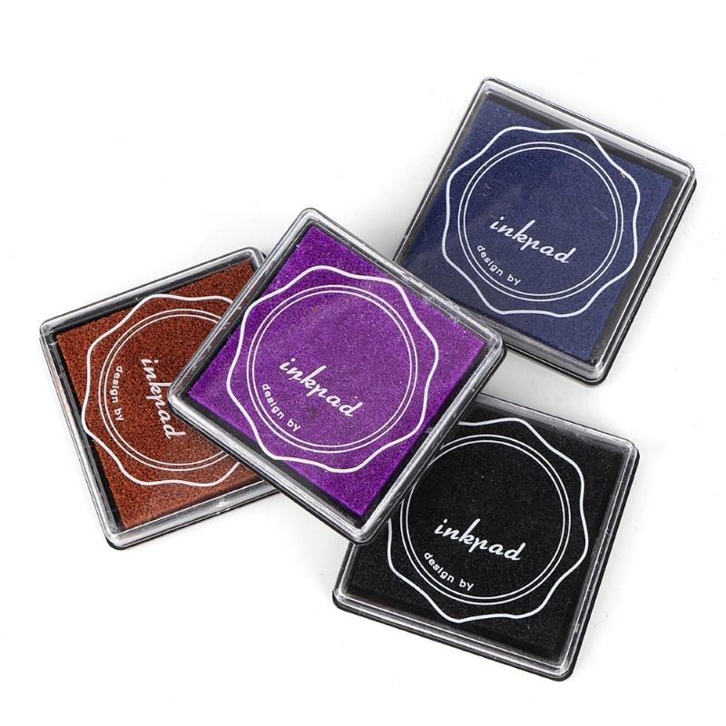 20 Colors DIY Cute Colorful Ink Pad Stamp Inkpad For Rubber Stamp Scrapbook Decoration