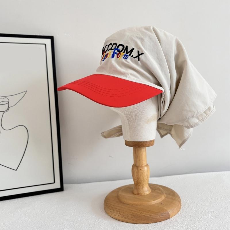 Wide Brimmed Baseball Hat Sun Hat Outdoor Hat Curved Brimmed Kerchief for Exercise Baseball Hat Headwear