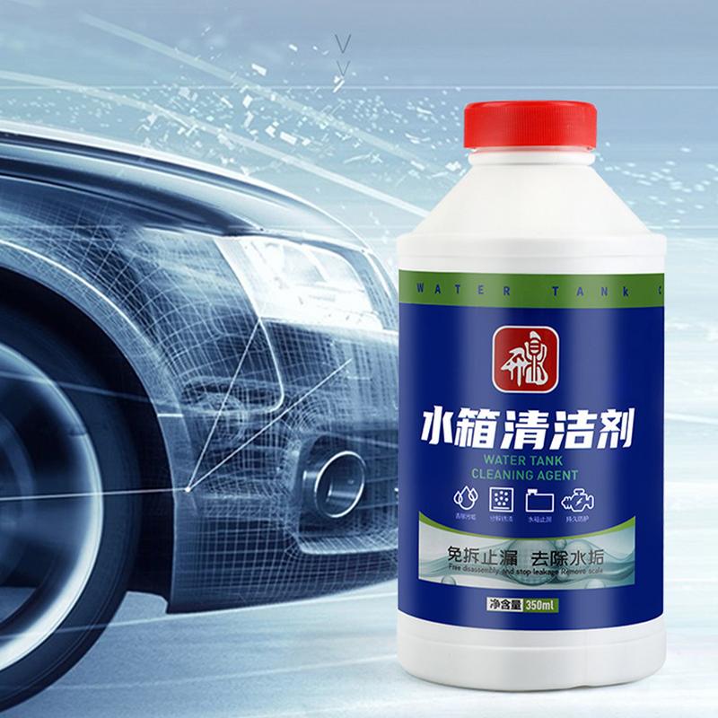 Cooling System Cleaner 350ml Radiator Cleaning Fluid Effective Radiator Cleaning Fluid Mild Cooling System Cleaner Rust Remover