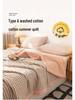 MUJI-Style Xinjiang Cotton Summer Cooling Quilt - Machine Washable & Lightweight