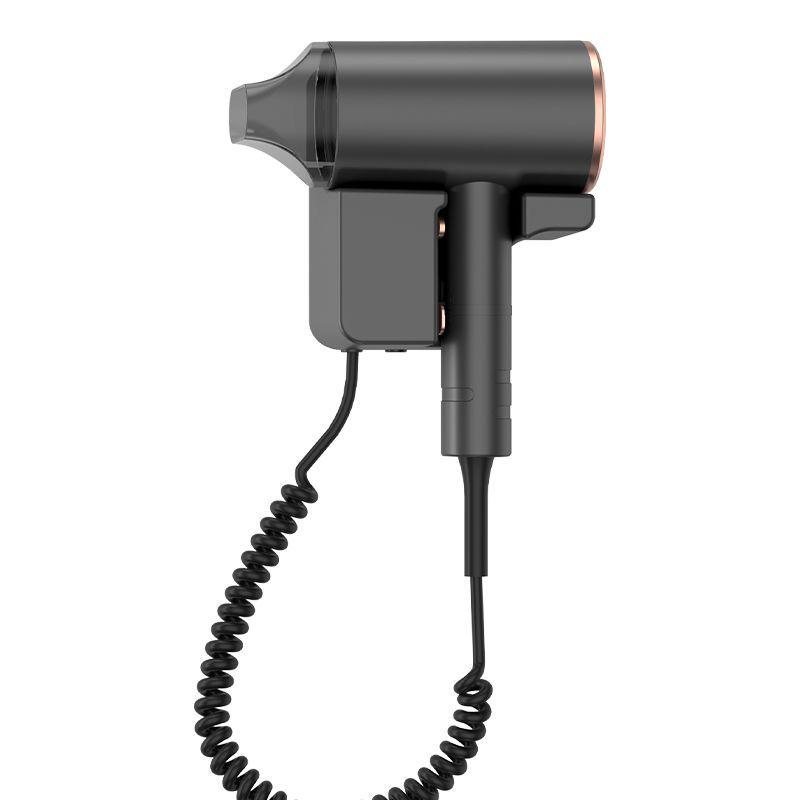 

High-Power Wall-Mounted Hotel Hair Dryer – No Drill Needed, Bathroom & Portable Use