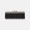[Pre-Owned] Padlock Moonlight Treasure Box Series Metal Lock Logo Canvas And Leather Crossbody Bag Small - Very Good #1IYDNVP