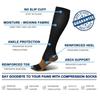 3 Pair Copper Compression Socks Women Men Anti Fatigue Pain Relief Graduated Unisex Compression Stockings Knee High 15-20 Mmhg