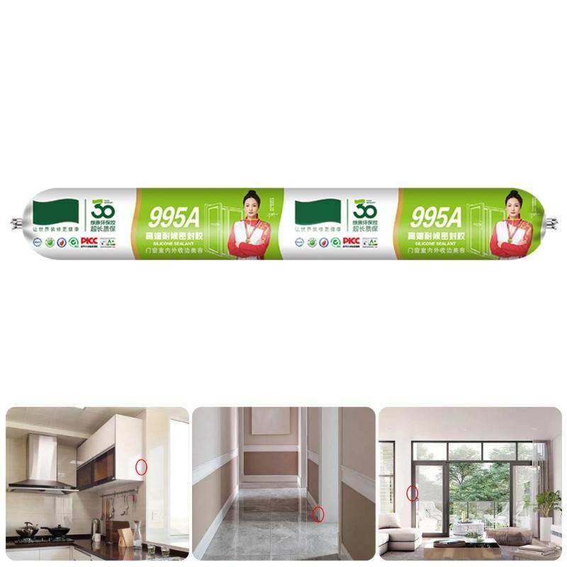 High Flexibility Structural Adhesive Tear Resistant For Extreme Temperatures Waterproof Sealant In White Black Clear