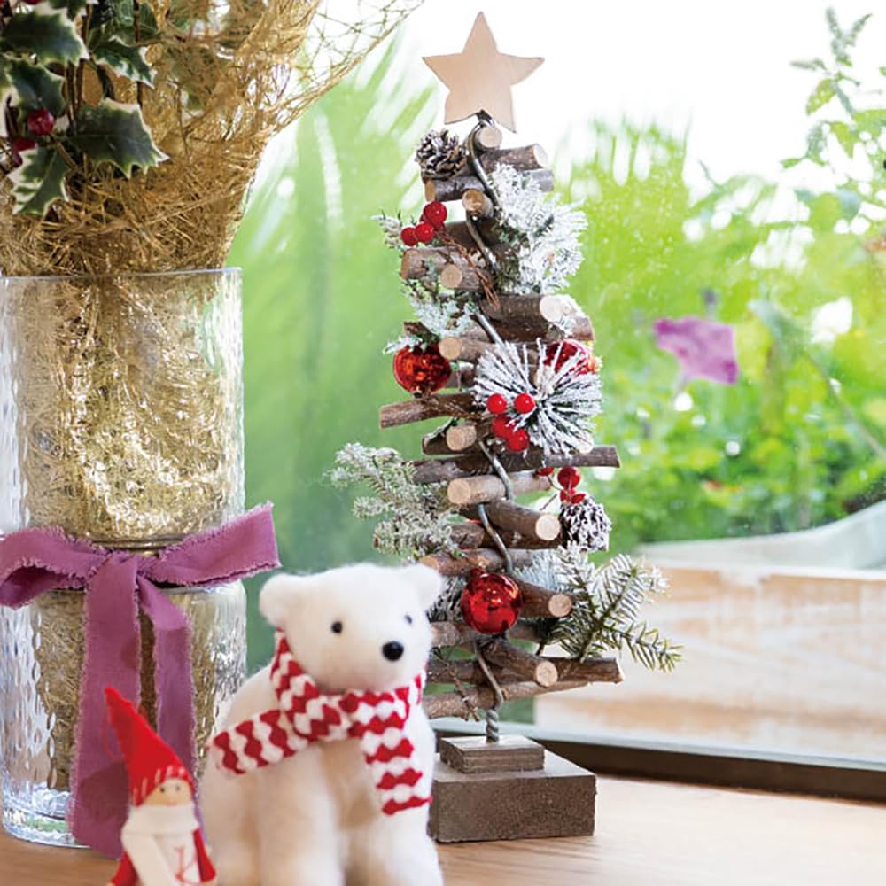 HEADS Christmas Display 150mm W x 150mm D x 380mm 1 Piece X-DT5 Tree, H,