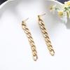 Clip Chain Earrings for Women No Needed Dangle Drop Earrings
