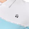 TaylorMade Tour TM Chic Long Sleeve Polo Shirt, White, Size L, Women's, 2024FW UN399