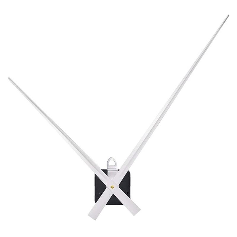 Oversized Wall Clock Mechanism Set with Strong Drive Support and Long Hands for DIY Replacement and Assembly Use
