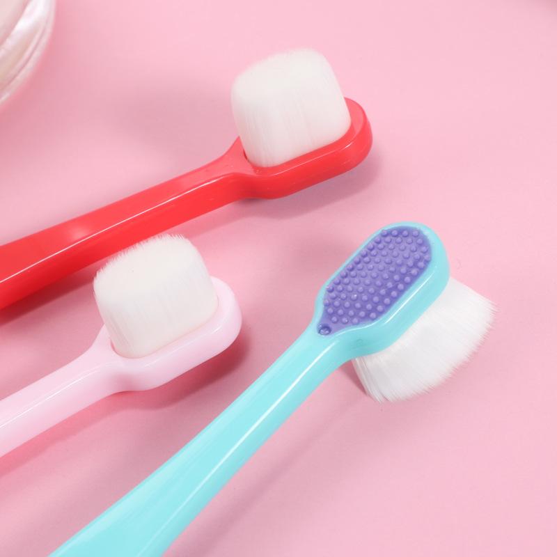 Children's Toothbrush Hollow Ten Thousand Fine Soft Hair 0-8 Years Old Baby Small Head Toothbrush