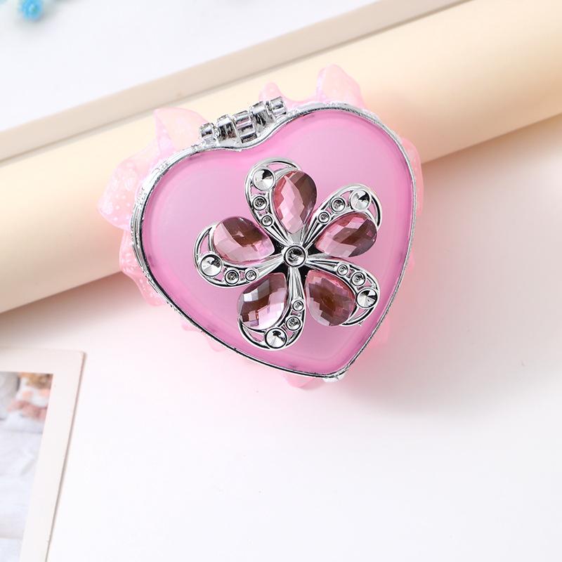 

Creative Heart-Shaped Candy Box Children S Jewellery Box Girls Makeup Accessories Storage Box Jewellery Tiara Packaging Present Box