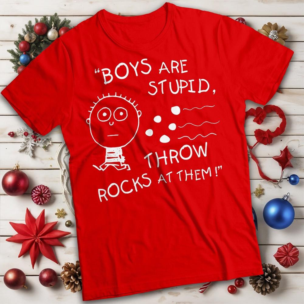 

Мальчики — дураки Рождественская футболка Смешная уродливая мужская и женская футболка #MC 4XL