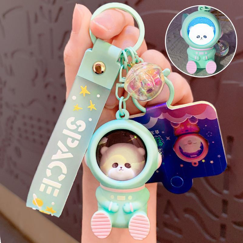Exquisite Resin Cartoon Starry Sky Sunset Keychain For Couples Perfect Gift