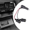 Car Splitter Cable with Switches 240W Power Output for 12V-24V Car Fan Etc