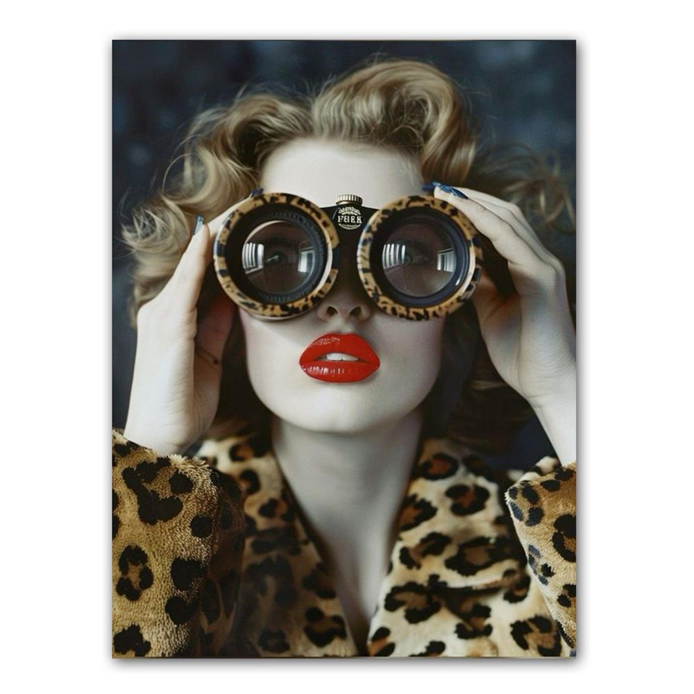 Diamond Mosaic Embroidery Beautiful Woman with Glasses Flower Diamond Painting Full Square Round Rhinestones Cross Stitch Art