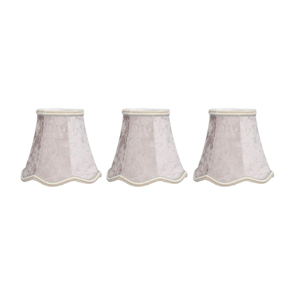 3Pcs ClipOn Lampshades Modern E14 Chandelier Table Lamp Shade Accessory for Home Hotel Club KTV
