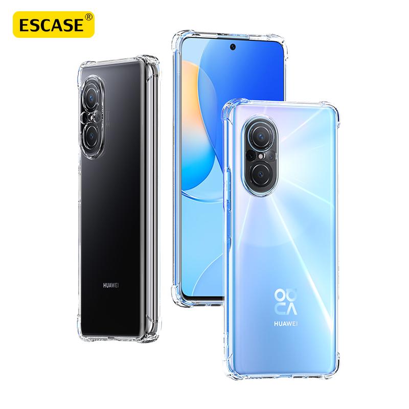 Huawei Nova9SE/nova10 Youth Edition Phone Case, Transparent Soft, with TPU Full Coverage Airbag Case, ES-Ip9 Series Version Transparent White