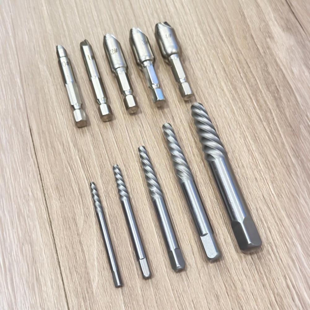 Left Hand Drill Bit Broken Screw Extractor Automotive Maintenance Compact Storage Case Automotive Repair Tool Set