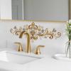 Luxurious Gold Jewelry, Pearl and Diamond Toilet Tank Stickers, Court-style Bathroom Decoration Stickers