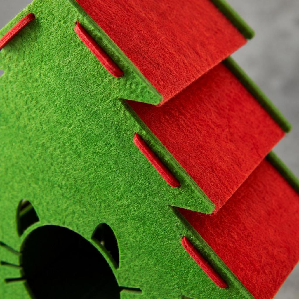 Christmas Tree Shaped Cat House Sturdy for Seasonal Home Décor, Indoor Cats