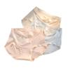 Yiershuang [7A Antibacterial Mulberry Silk Crotch] Women's Underwear, Summer Thin Style, Class A High-Waist Tummy Control Triangle Panties