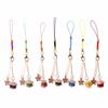 Hanging Rope Phone Pendant Mobile Decoration Sakura Cat Bell Camera Lanyard Smart Phone Strap Maneki Neko Mobile Phone Rope