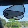 Drehbarer Auto-Seitenscheiben-Sonnenschutz Saugbecher-Typ Faltbarer Auto-Sonnenschutzvorhang UV-Schutz Universal Schwarz Sonnenblende