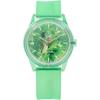 Q&Q SmileSolar Solar Watch, Analog, Solar, Travel Cafe Collaboration Model "Gensui" R02A-508VK, Green