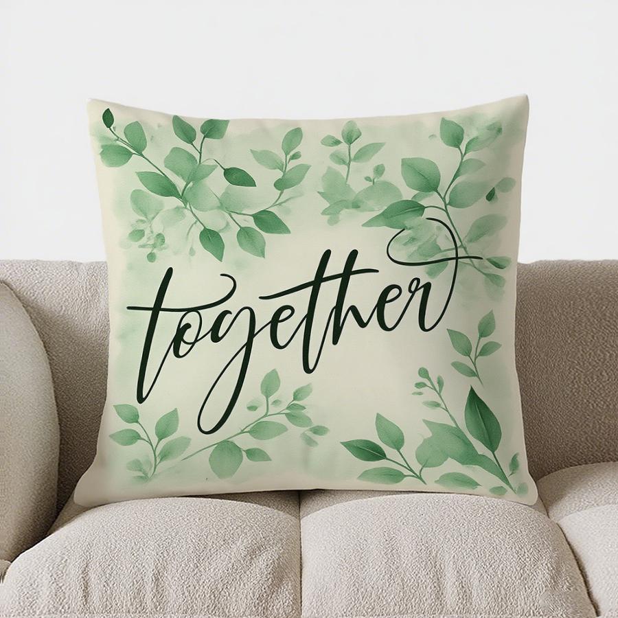 Home Decor Sweet Home Decorative Throw Pillow Cover Pattern Cushion Cover Suitable For Sofa Bedroom Car Pillow Cover
