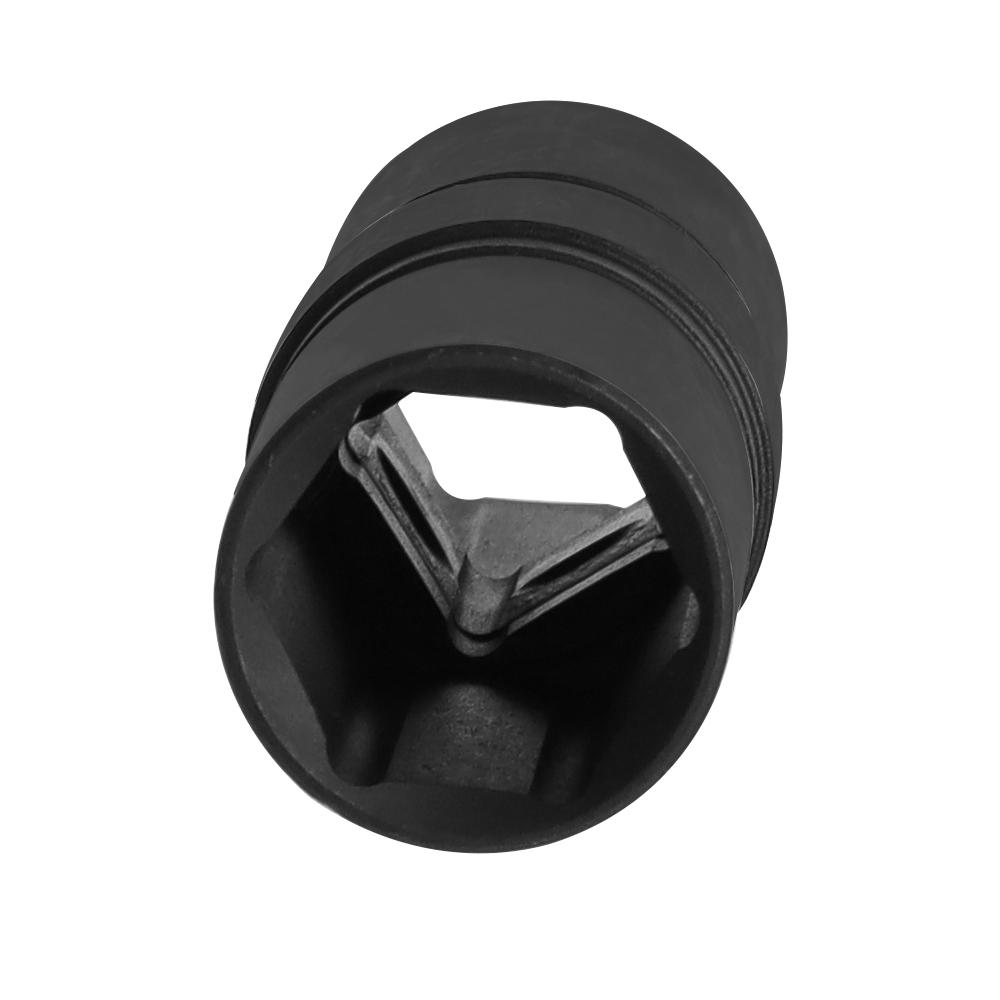 Wheel Nut Cap Removal Impact Socket Tool Tire Sleeve Tool Double Wheel Nut Socket 18.5-19.5mm For Ford 19mm Swollen Nuts