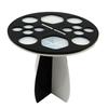 14 Hole Makeup Brush Drying Rack Makeup Brush Holder Drying Stand Organizer Round Shape Acrylic Storage Tray