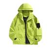 Spring and autumn three-proof loose mountain outdoor jacket men's windproof waterproof tide brand tooling hooded single punch jacket